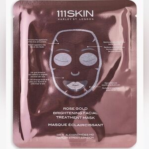 111 SKIN Rose Gold Brightening Facial Treatment Mask 3 PACK